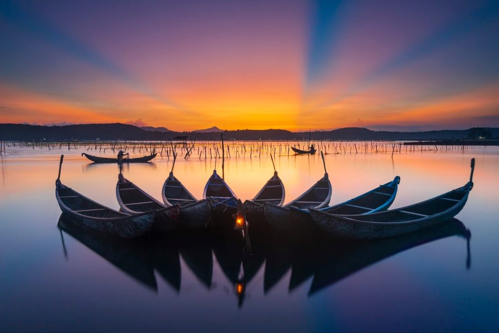 Hoàng hôn đầm Ô Loan, Phú Yên